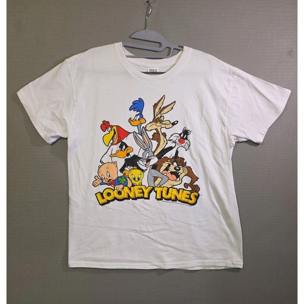Vintage Y2K 2000 Looney Tunes Graphic T Shirt Adult Large NWT-11061